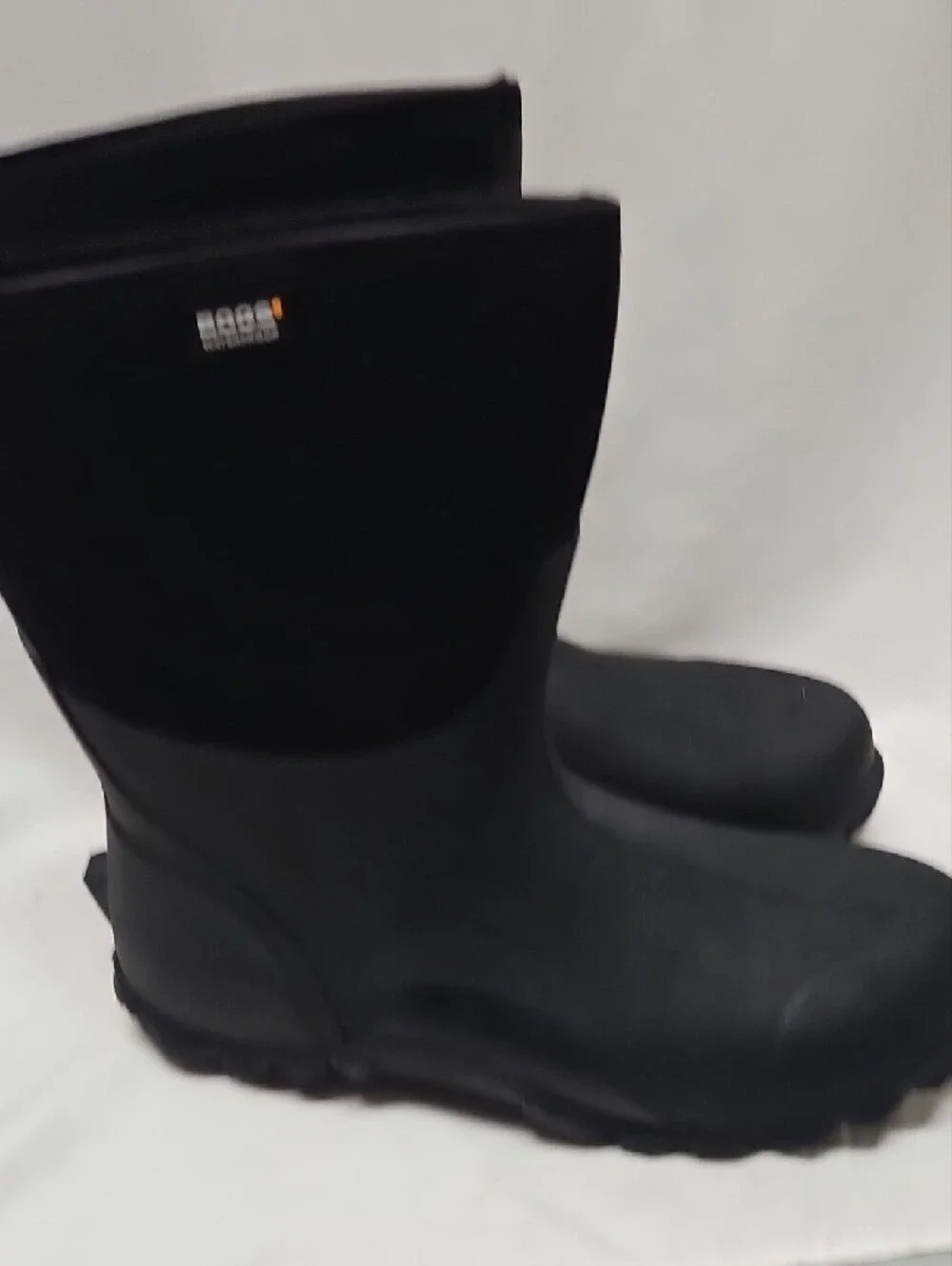 Bogs Men's Black Waterproof Mid-Calf Rain & Snow Boots